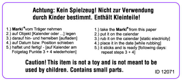 Marki® 1 – Ø 28 mm – Konventionell – deutsch / englischer Unterdruck – Bild 2
